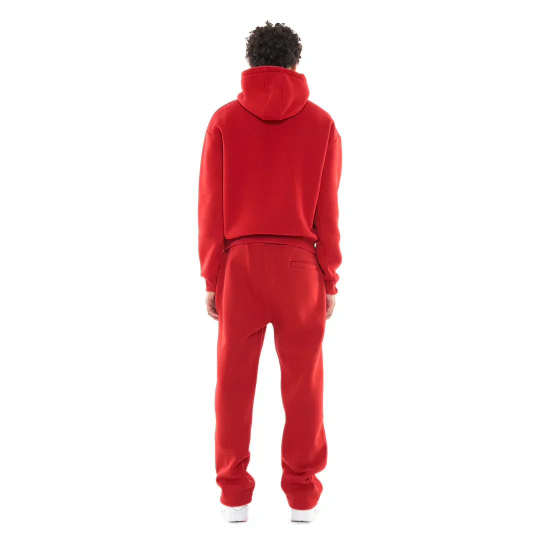 OPEN LEG JOGGER RED