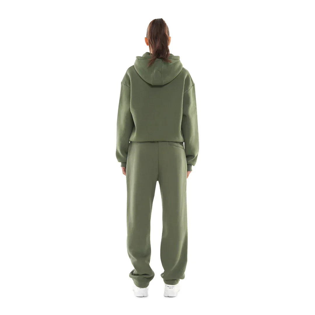 OPEN LEG JOGGER BRONZE GREEN