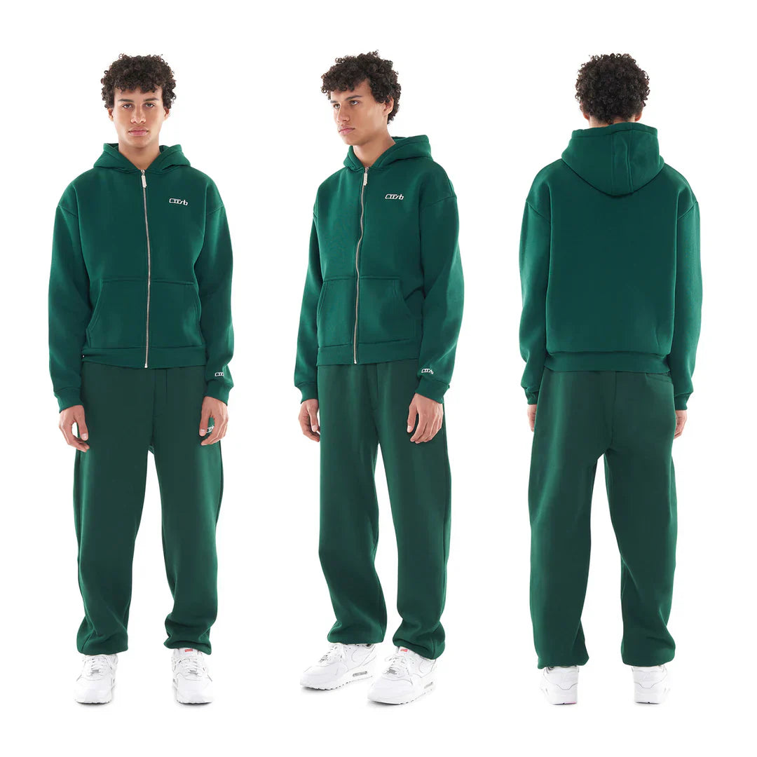 ZIP-UP DARK GREEN